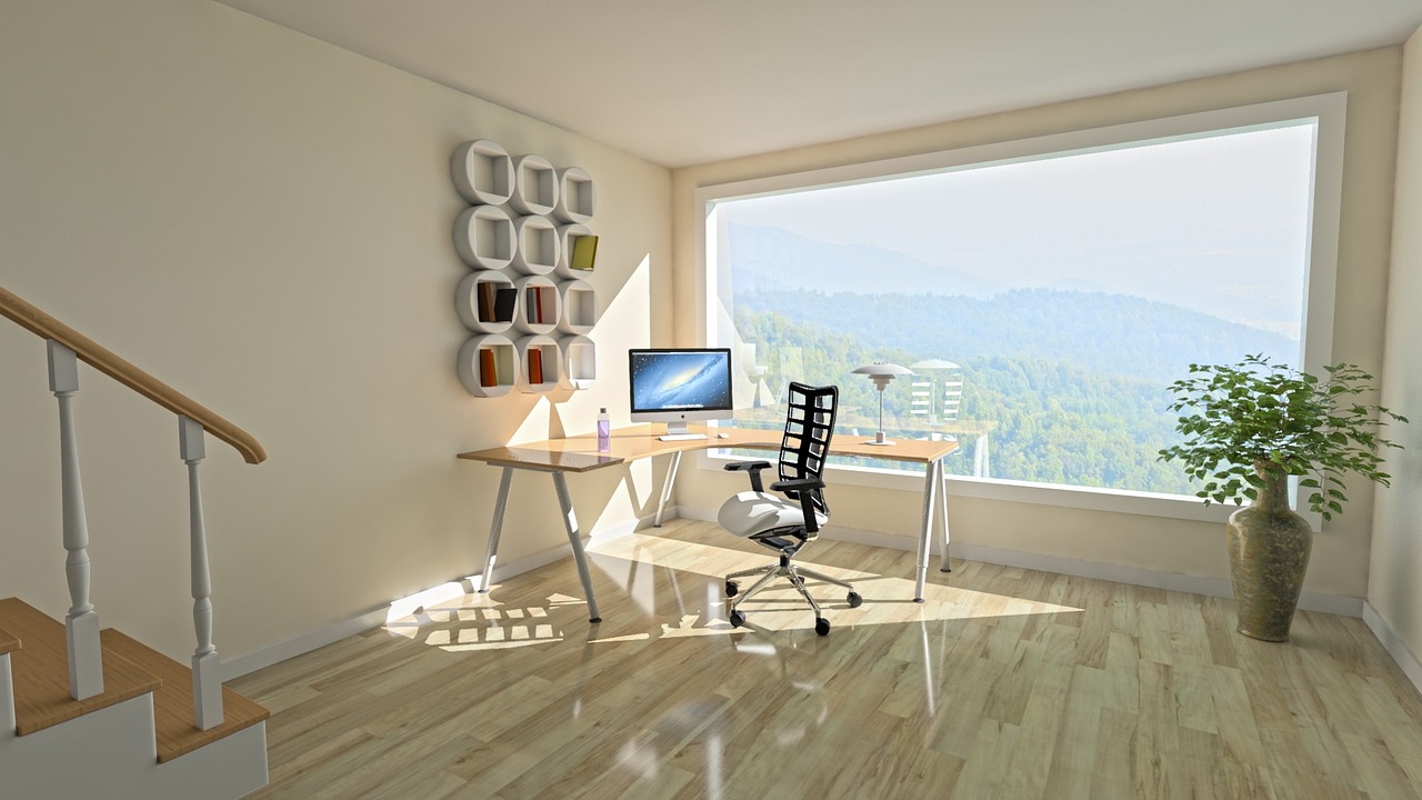 Photo by qimono home office, interior, room